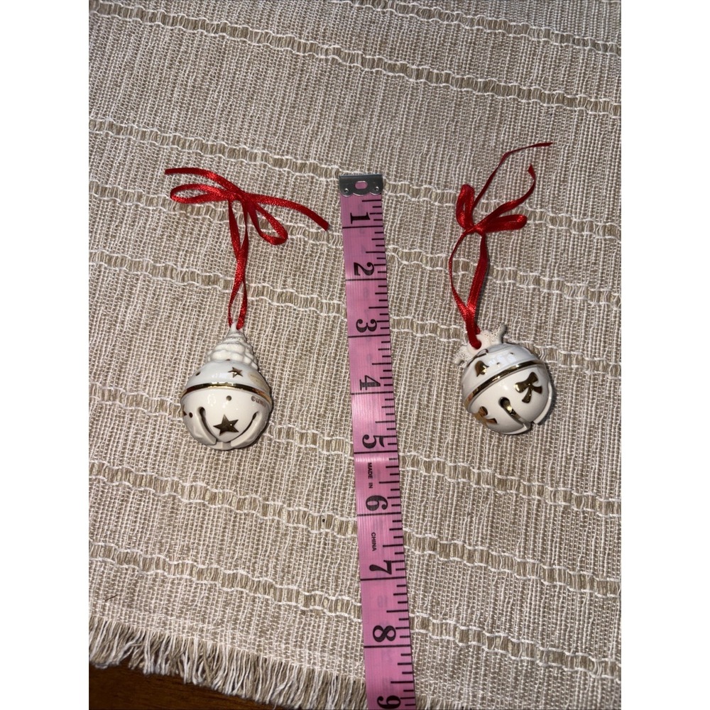 Set Of 3 Lenox Just Jingles Miniature Ornaments VTG - Picture 7 of 9